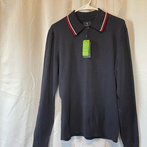 Ben Sherman pullover polo sweater size L